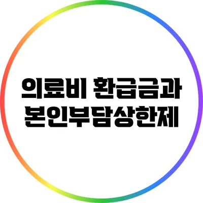 의료비 환급금과 본인부담상한제